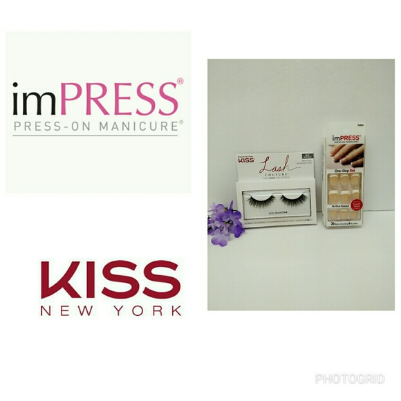 Kiss & Impress Other - Press-On Nail/Eyelash Bundle-Free w/$20 Purchase